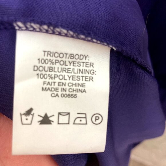 New Noir checkered purple tshirt dress - Picture 7 of 7